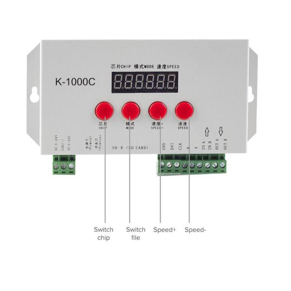K-1000C RGB DMX LED Controller Digital For Stage Lighting Control