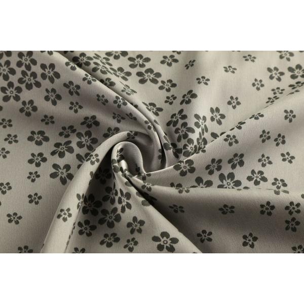 Italian Jacquard Sateen Stretch Fabric