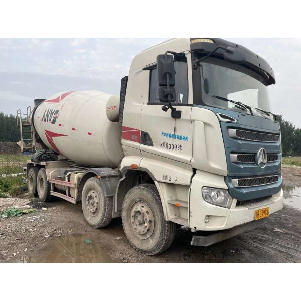 Shacman Used Mixer Trucks 16m3 HINO P11C-WC Engine Euro V Emission