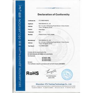 SoKe Electronic Co.,Ltd Certifications