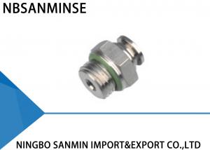 Buy cheap Professional SSC-G Pneumatic Tube Fittings Air Line Connectors M5 - M6 Thread product