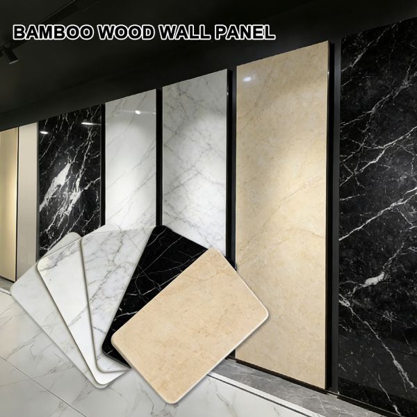 Modern Luxury Marble Wall Panel PVC High-Light Marble Sheet for Hotels and Apartments