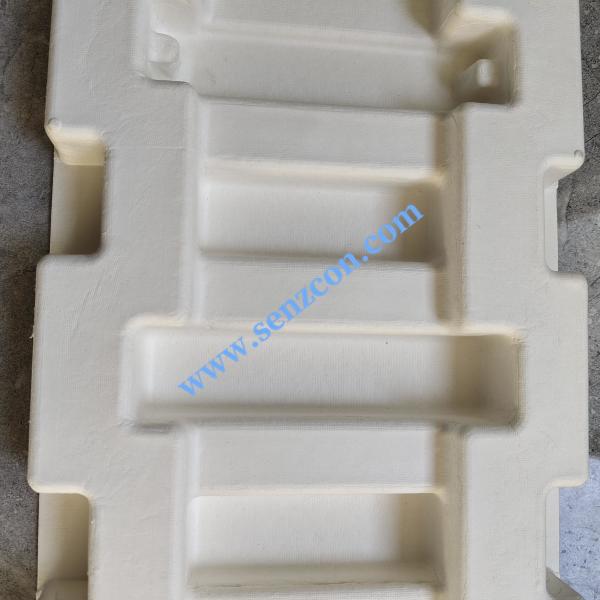 Direct factory supply for customized eco-friendly corrugated pulp molded packaging linings for small household appliances, which are shockproof and