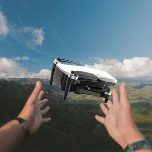 Buy cheap GLONASS 35W Foldable Follow Me Drone 5000m Brushless Quadcopter Drones product