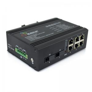 6 Port 10 100 Ethernet Switch 2 SC Port Unmanager High Performance