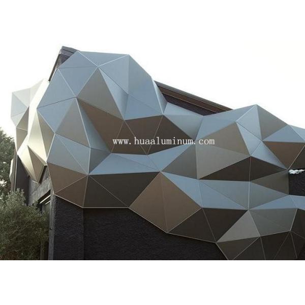 1600*4500mm Aluminium Solid Panel , SGS Aluminium Composite Cladding Panels