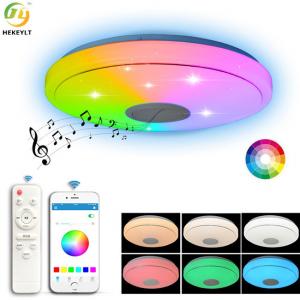 China Modern Smartphone Bluetooth Control Music Acrylic Ceiling Lamp 60 Watt on sale