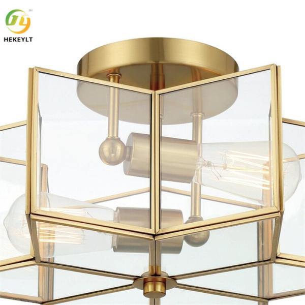 Unique / Statement Star Semi Flush Mount LED Ceiling Light 16.14'' 2 Light