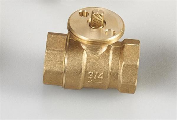 Quality 3 Point Type DN15 Electrically Actuated 3 Way Valve BSP Thread CE ROHS Approved for sale