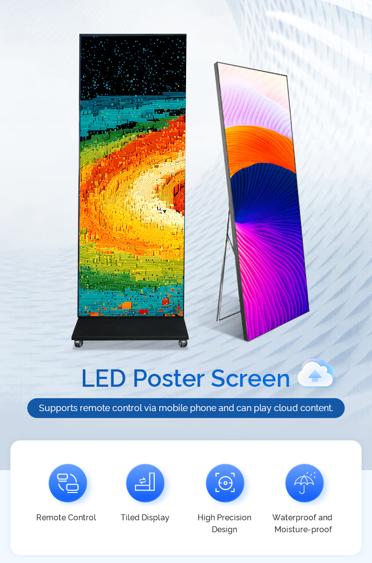 Hot Selling Customized Advertising Poster LED Screen Shopping Malls LED Display Screen