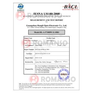 Shenzhen Romanso Electronic Co., Ltd Certifications