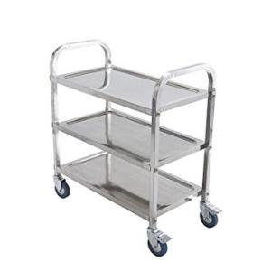 China High Durability Custom Metal Products , Stainless Steel Hospital Medical Trolley on sale