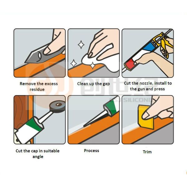 Structural Silicone Sealant, Specially Formulated for Curtain Walls Structural Sealing