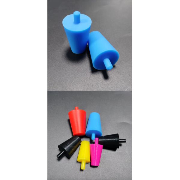Anti-Aging High Temperature Resistant Solid Silicone Carry Handle Tapered Plug for Plating Protection Colorful Multi-Size