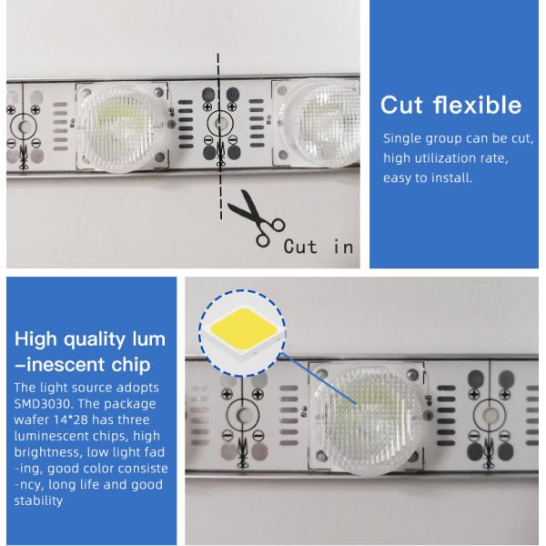 IP65 135lm 27W SMD3030 LED Side Light Band For Light Box