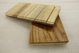 Buy cheap square edge teak thermal engineered flooring product
