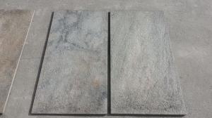 Buy cheap Flamed Rustic Quartzite Floor Tiles,Natural Stone Pavers,Patio Stones,Walkway product
