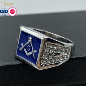Buy cheap 3D Deep Engraved Diamond Super Bowl Rings Custom Made Jewelry Masonic State product