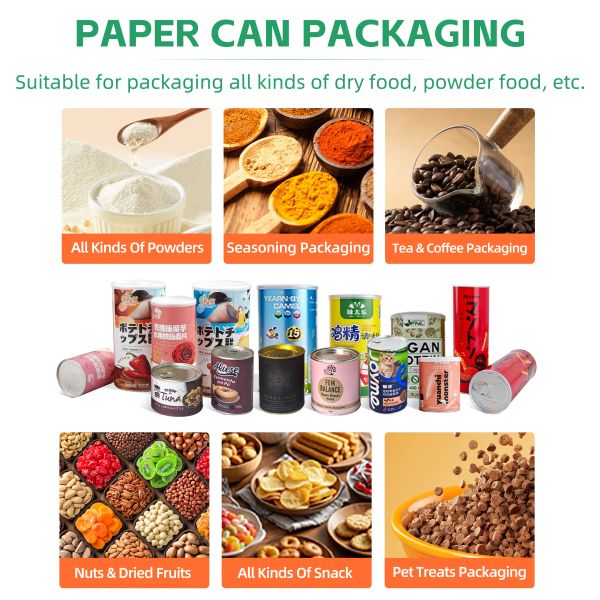 Custom Height Round Cardboard Tube Gift Box Candy Chocolate Paper Box Packaging