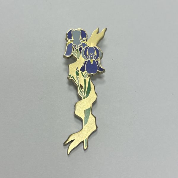 Calistoga Hot Air Balloon Enamel Pin, California Travel Souvenir Lapel Pin, Rainbow Sky Collectible Badge