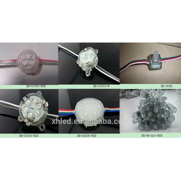 DC 12V 3 pcs SMD 5050 Diffused RGB LED Pixel , led dot lights Addressable RGB LED Strip 30mm led pixel point light