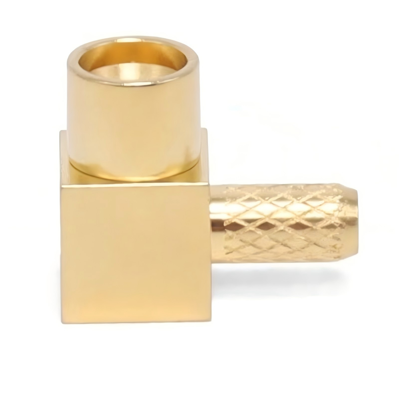 DC-6GHz SMP Female Right Angle Connector Crimping Type SMP-C-JW-1.5 For Rg316/Rg174 Cable