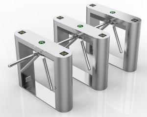 China Ticket Checking Tripod Turnstile Gate Entrance 30-40 People/Min RS232 Interface on sale