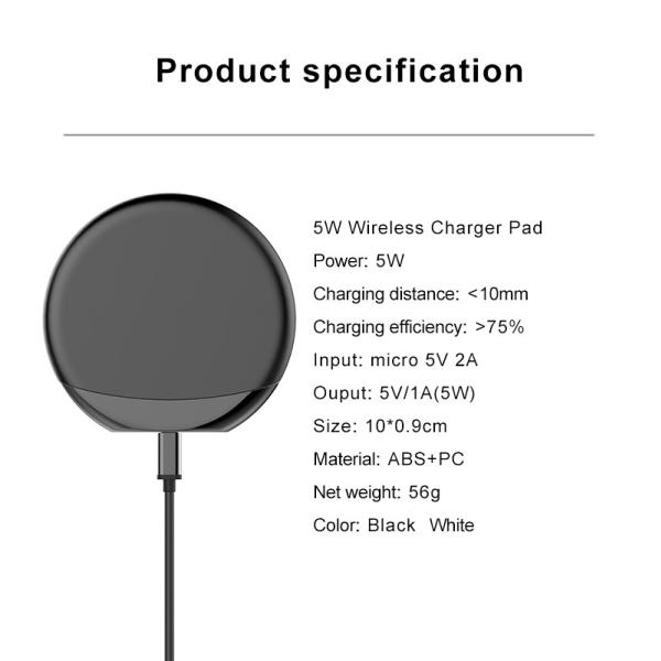 New Arrival! High Quality 5W Wireless Chager Pad