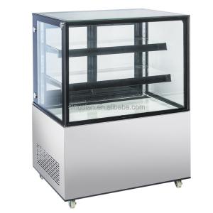 China 3 Layers Cake Display Cooler Refrigerator Chocolate Freezer Cake Chiller For Sale on sale