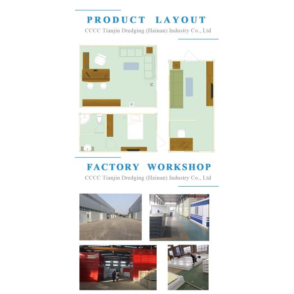 Portable Prefab Folding Container House Expandable For Office Building