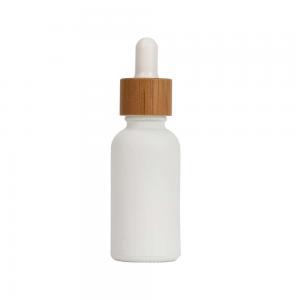 Buy cheap Glass Empty Dropper Bottle With Bamboo Wood Top 30ml Essential Oil Bottle product