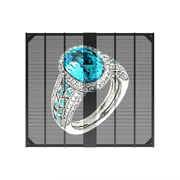 Grille Full Color ICE LED Screen 1500CD P3.9 Electronic Advertising Display Screen