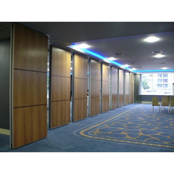 Customized Color Acoustic Room Dividers , Hotel Moveable Partition Wall