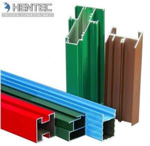 Buy cheap Customerized Aluminum Window Extrusion Profiles Wooden Finished 6005 / 6061 / 6063 product
