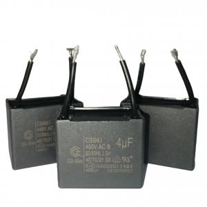 Buy cheap CBB61 450V 4.0mfd Air Conditioner Fan Motor Capacitor With ±5% Tolerance product