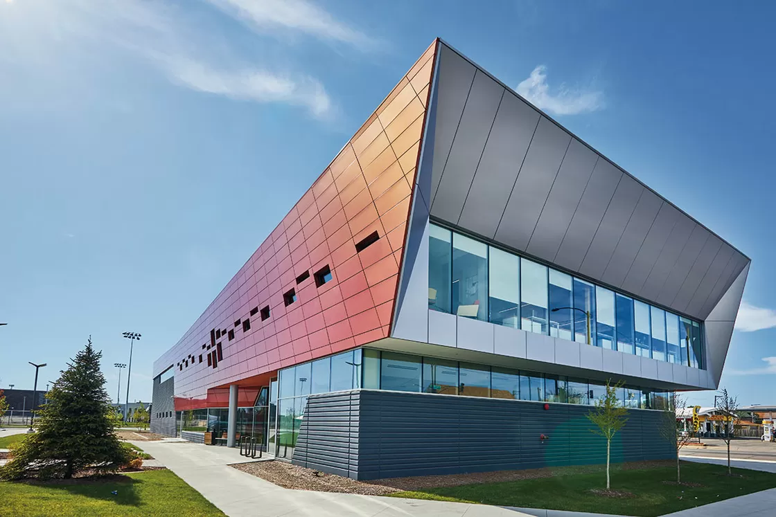 Scratch Resistant PVDF Aluminum Composite Panel 4MM Aluminium Composite Panel Heat Resistance