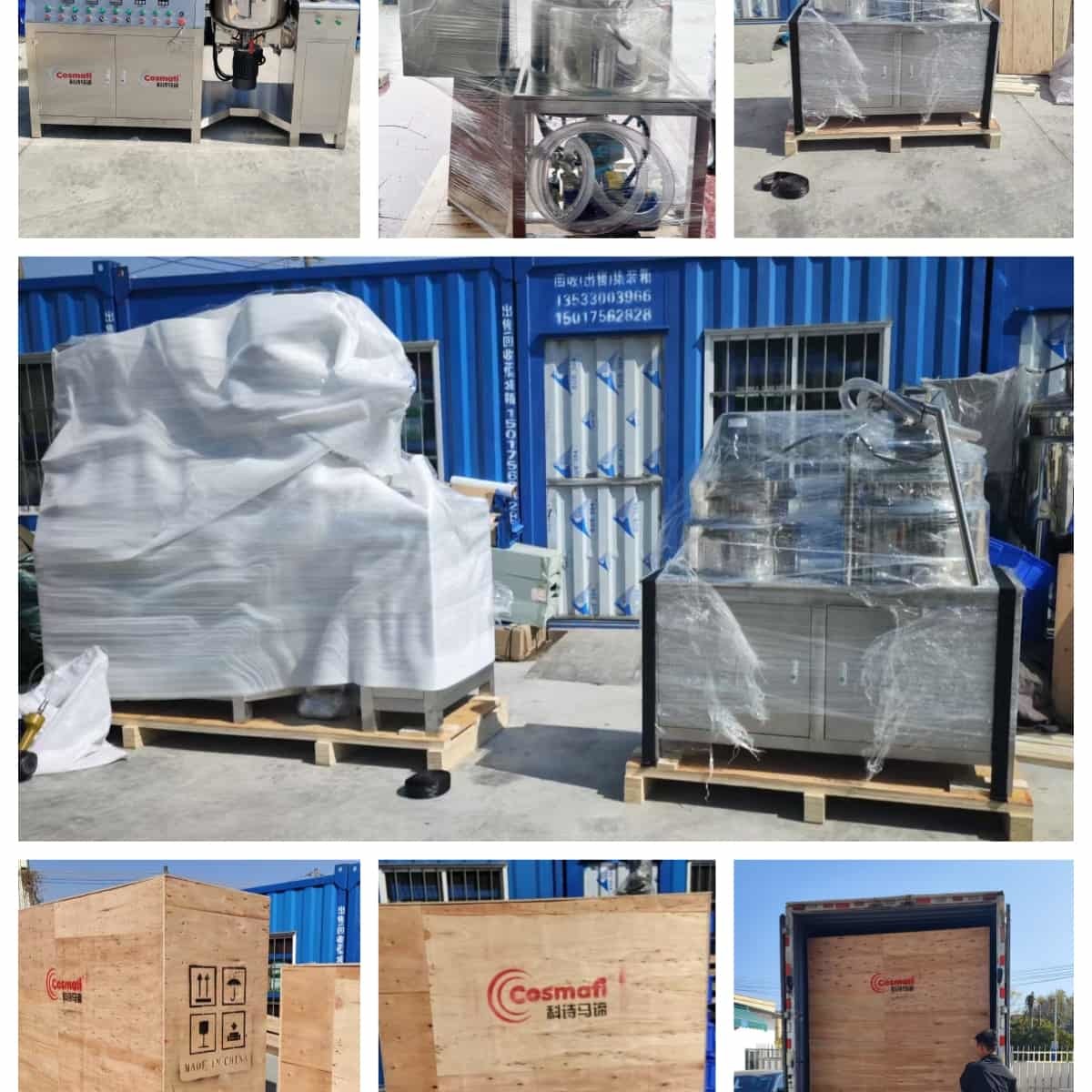 Vacuum Homogenizer Emulsifier Mixer Eye Cream Mud Mask Cosmetic Making Machine