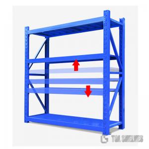 China Cold Rolled Steel Pallet Rack Shelving , ODM warehouse pallet racking 500KG capacity on sale