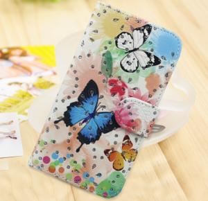 China Flower Butterfly Pattern Flip Leather Cell Phone Case Cover for BLU STUDIO 5.0 LTE/Y530Q on sale