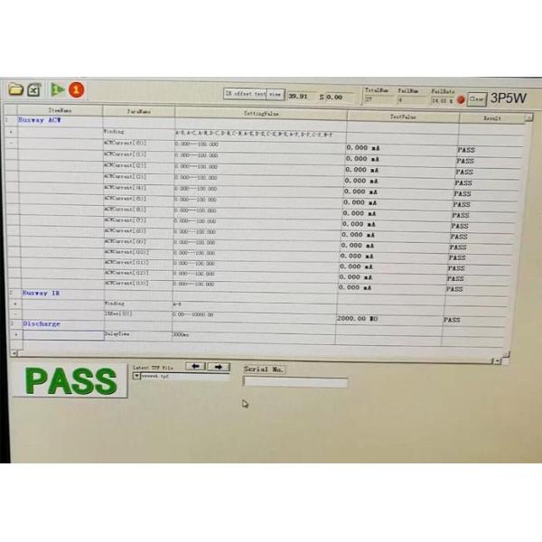 Durable Automatic Compact Busbar insulation testng Machine With 2 Axis Servo