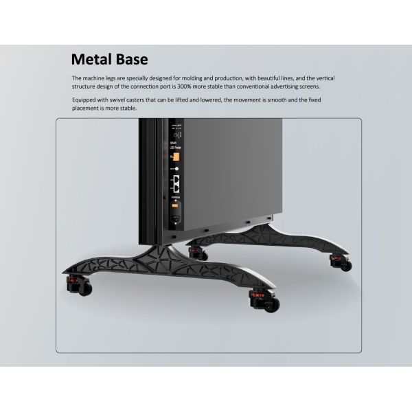 Floor Standing P2.5 Large Poster Advertising Machine LED Digital Advertising Screen Price