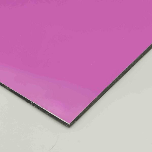 Quality Purple 3MM Durable PVDF Aluminum Composite Panel With Fluorocarbon Coating  Aluminum Acp Roof 1220 X 2440MM for sale