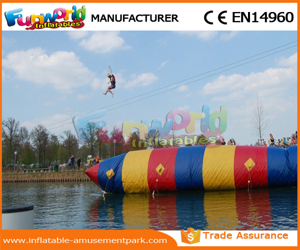 0.9mm PVC Tarpaulin Inflatable Water Trampoline Inflatable Jumping Pillow