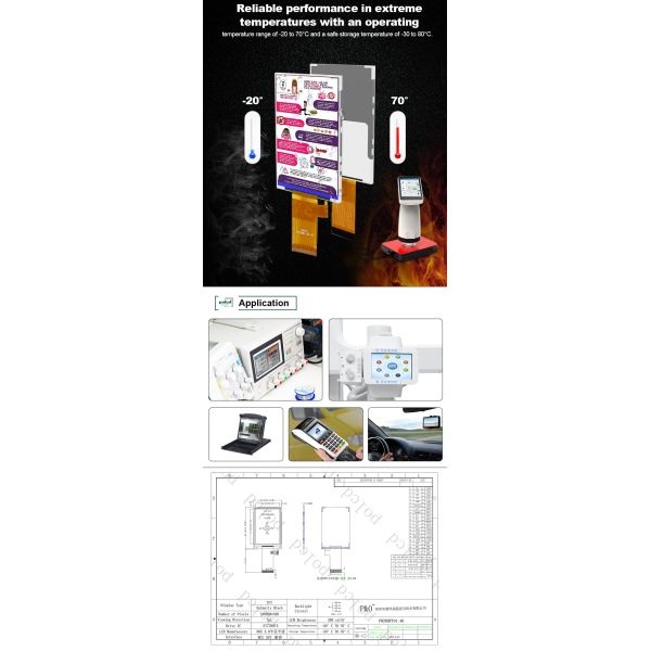 Polcd 2.8 inch 240*320 Spi Mcu interface Tft Lcd Color Display Module Transflective LCD screen