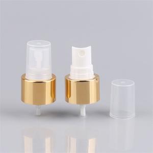China Transparent Cap Plastic Mist Sprayer , Light Gold 20 410 pump on sale