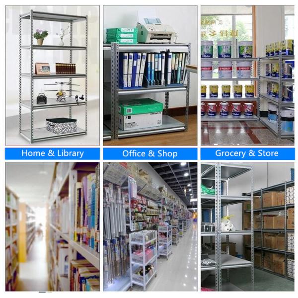 Customized Color Durable Boltless Shelving Racking Systems for Warehouse Organization