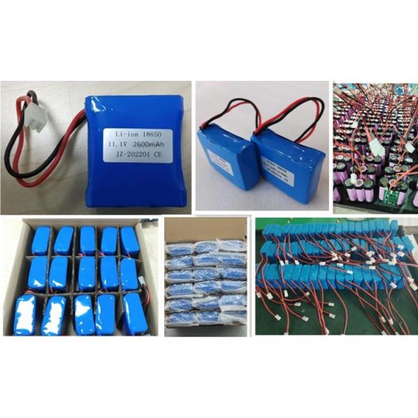 Rechargeable Battery Pack 11.1V Lithium Battery Pack 3000mah 3s1p