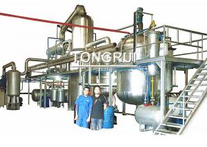 Buy cheap Waste Engine Motor Oil Distillation Refinery to SN300 SN500 Oil Recycling Equipment product
