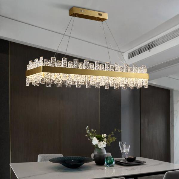New modern simple elegant crystal chandelier for the living room bedroom dining room chandelier