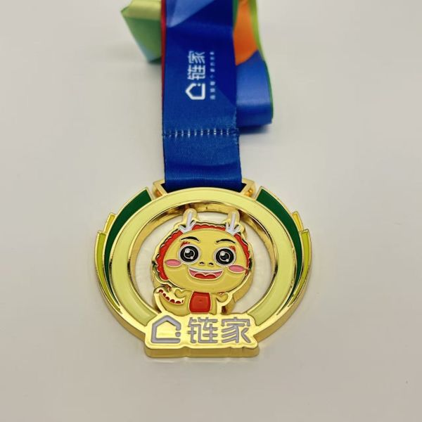 City Road Run Zinc Alloy Painted Marathon Medal,Fit for marathon, fun run, charity & sport events